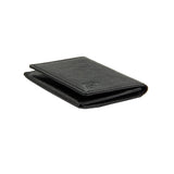10101 Black Leather Card Holder for Men and Women