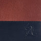 Discerning Gentleman Tan & Blue Leather Wallet