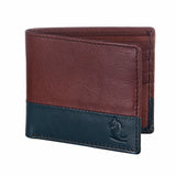 10109 Tan & Green Bifold Wallet
