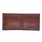 Modern Gentleman Tan & Green Leather Wallet