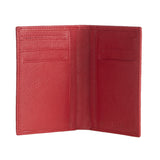 13096 Cherry Leather Card Holder for Men and Women