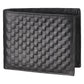 Stylish Sleek Black Textured Bifold