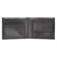 Stylish Sleek Black Textured Bifold