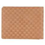 14087 Light Tan Textured Bifold Wallet