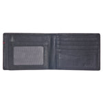 14091 Black & Maroon Bifold Wallet