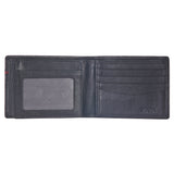 14091 Black & Maroon Bifold Wallet