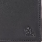 14096 Black Long Leather Card Holder for Men and Women