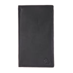 14096 Black Long Leather Card Holder for Men and Women