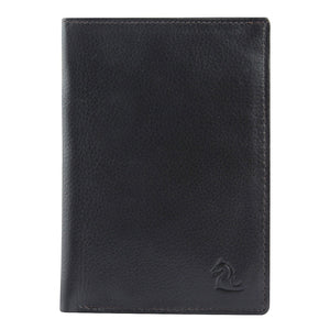 Discerning Traveler Brown Leather Passport Cover