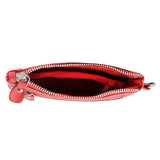 7028 Red Leather Hand Pouch