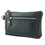 7028 Black Leather Hand Pouch