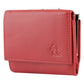 Amazing Red Leather Trifold Wallet