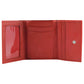 Amazing Red Leather Trifold Wallet