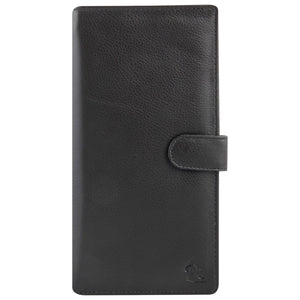 Sophisticated Brown Leather Passport Holder