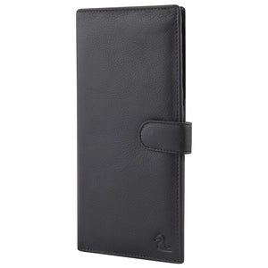 Sophisticated Brown Leather Passport Holder