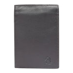 14055 Brown Vertical Bifold Wallet