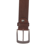 4240 Tan Textured Leather Belt for Men