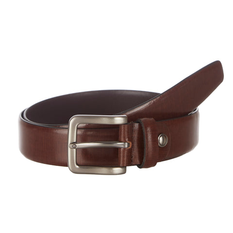 4242 Brown Leather Belt for Men